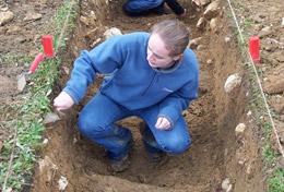 Romania A high school student helps at a dig site in Romania during her Archaeology internship abroad.