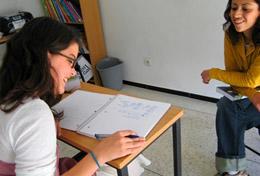 Morocco A high school student receives one-on-one tutoring during her volunteer Care and Arabic language project in Morocco.