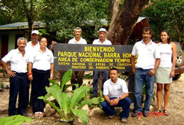 Costa Rica Two High School Project volunteers help with reforestation work as part of their Conservation project in Cost Rica.