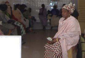 Senegal Local women wait in the maternity department of the hospital where our volunteer Midwifery placement in Senegal is located.