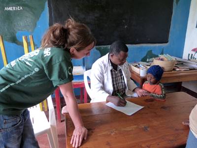 Volunteer on an occupational therapy placement in Tanzania Projects Abroad volunteer on an occupational therapy placement in Tanzania