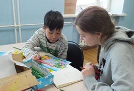 Mongolia A volunteer works with a local child under the guidance of a qualified social worker during her Social Work internship in Mongolia.
