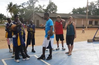 Volunteer basketball Sports coaching in Ghana Volunteer basketball Sports coaching in Ghana