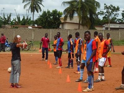 Volunteer football coaching in Togo Volunteer football coaching in Togo